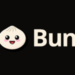 Cute bun character with text